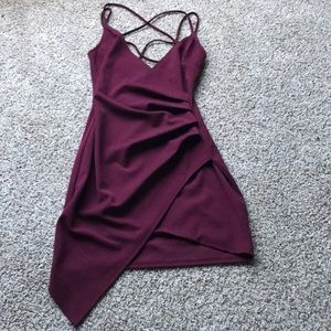 Maroon Tight Dress